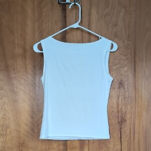 Quince Stretch Cotton Jersey Boat Neck Tank